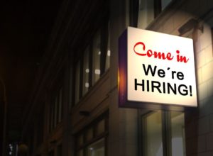 See all the "We're Hiring" signs and never be afraid to come in and explore them during your moving jobs search NYC.