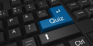 Give your readers the option to press Quiz just like you would Enter.