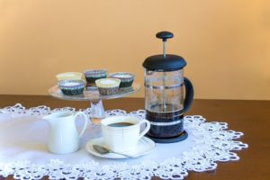Coffee maker and muffins - make your clients and employees happy with one gesture.