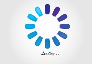 Page loading screen - speed is important among mobile device user trends.