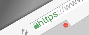 HTTPS at the beginning of a random URL.