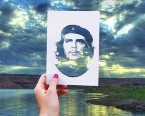 Promotional image of Che Guevara - the inspiration for guerrilla marketing tactics.