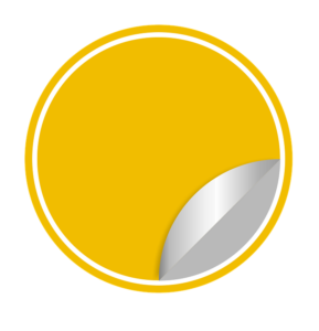 Yellow sticker