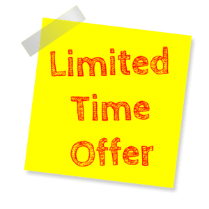 Limited Time Offer sticker