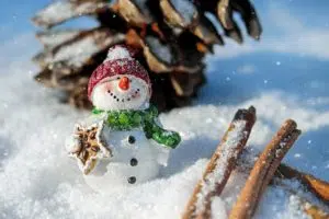A snowman, made in time for the most popular one among the most profitable holidays for movers to focus on.