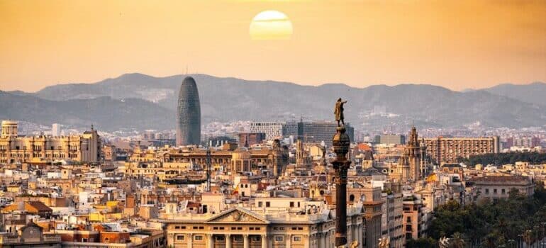 A view of Barcelona, representing one of the most popular study abroad destinations.