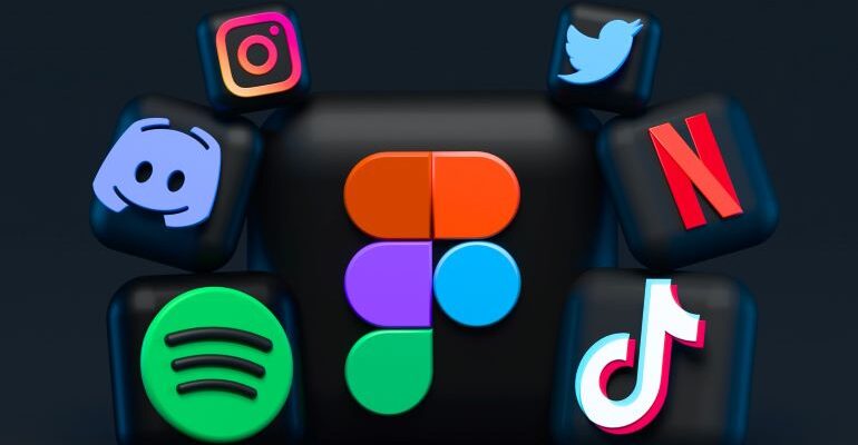 Social media and app icons