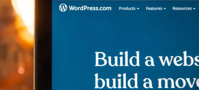 WordPress.com's home page