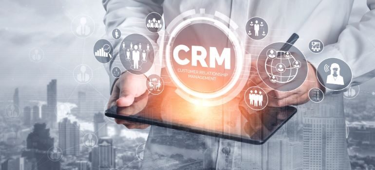 Vector image of CRM.