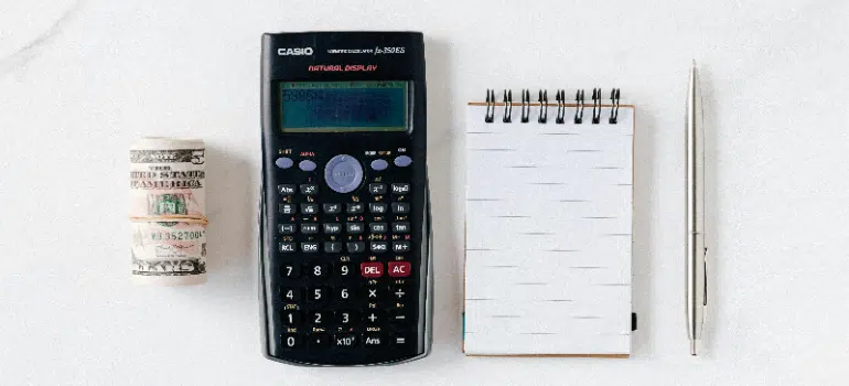 a calculator 
